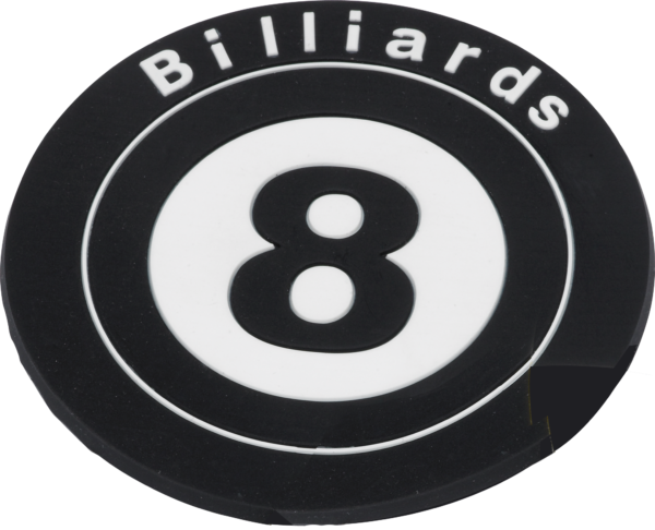 9-Ball Rubber Coaster